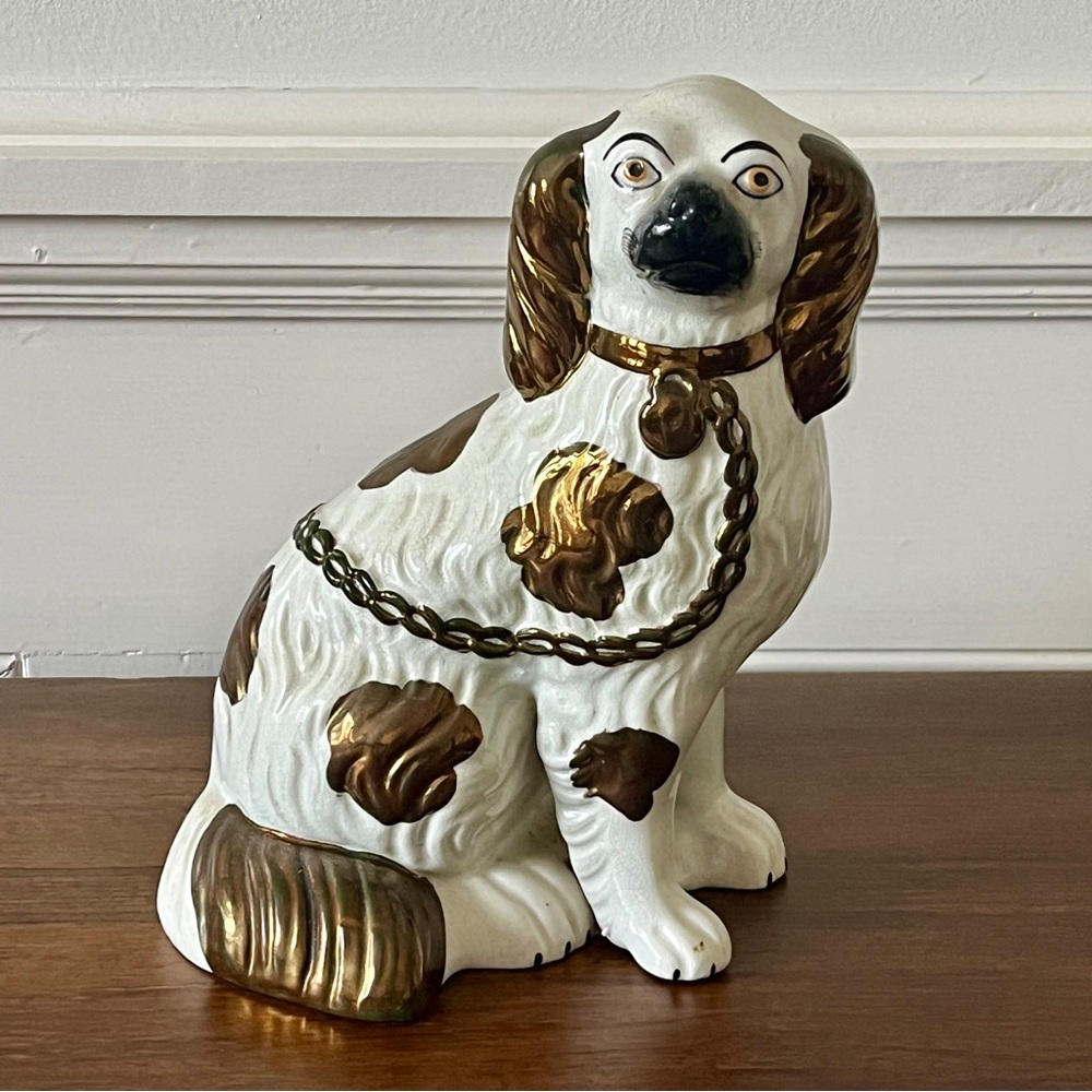 Antique 19th Century Staffordshire Dog